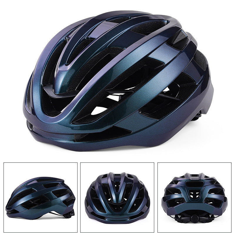 Integrated Bike Helmet with Reinforced Rib Design