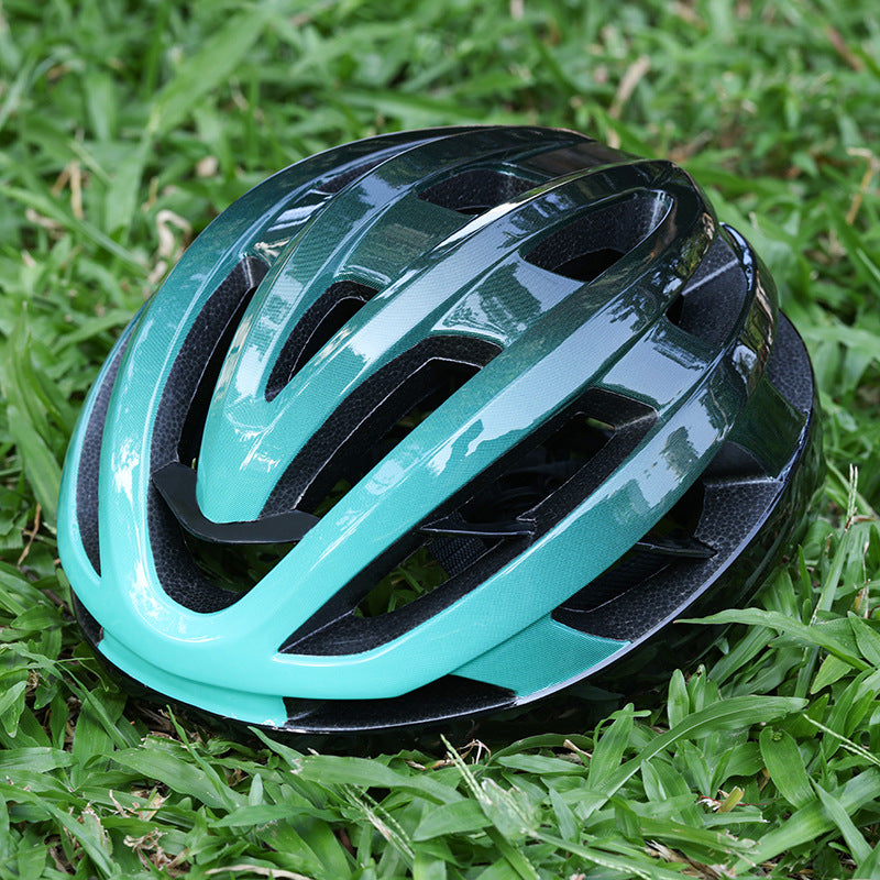 Integrated Bike Helmet with Reinforced Rib Design