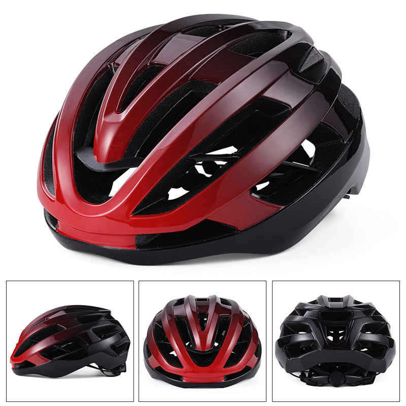 Integrated Bike Helmet with Reinforced Rib Design